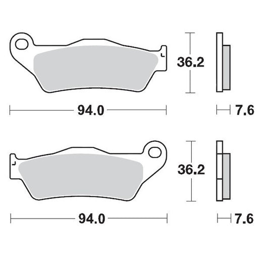 Moto-Master Nitro Sport Bremsbeläge Vorne