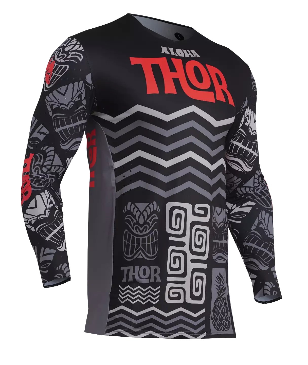 Thor Prime Aloha Shirt Schwarz/Grau