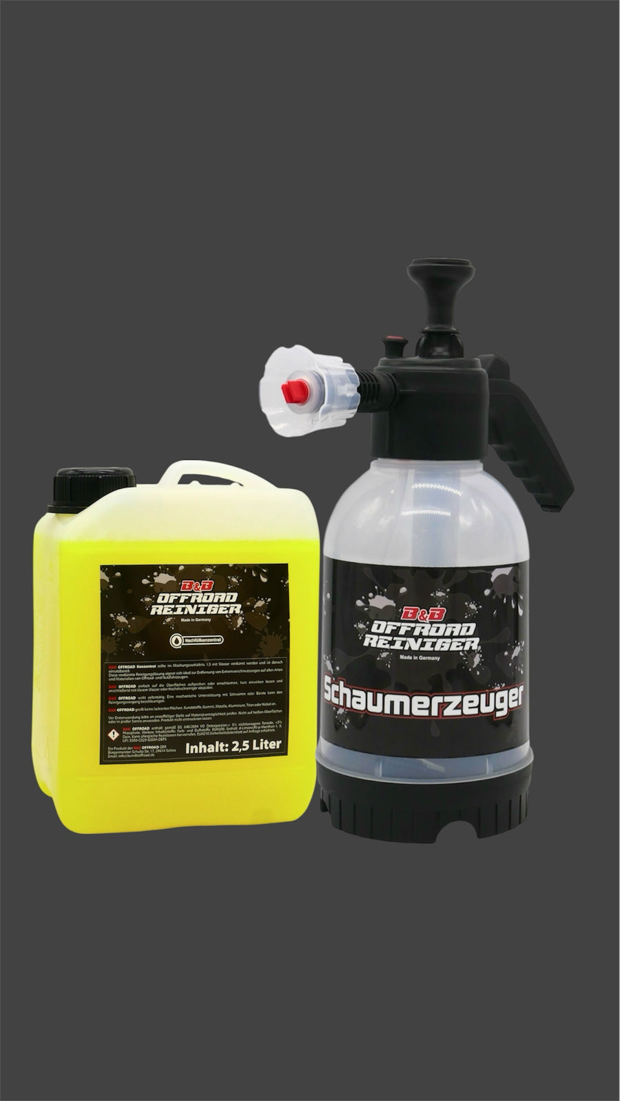 B&B Offroad Premium-Kit: Konzentrat und Schaumerzeuger